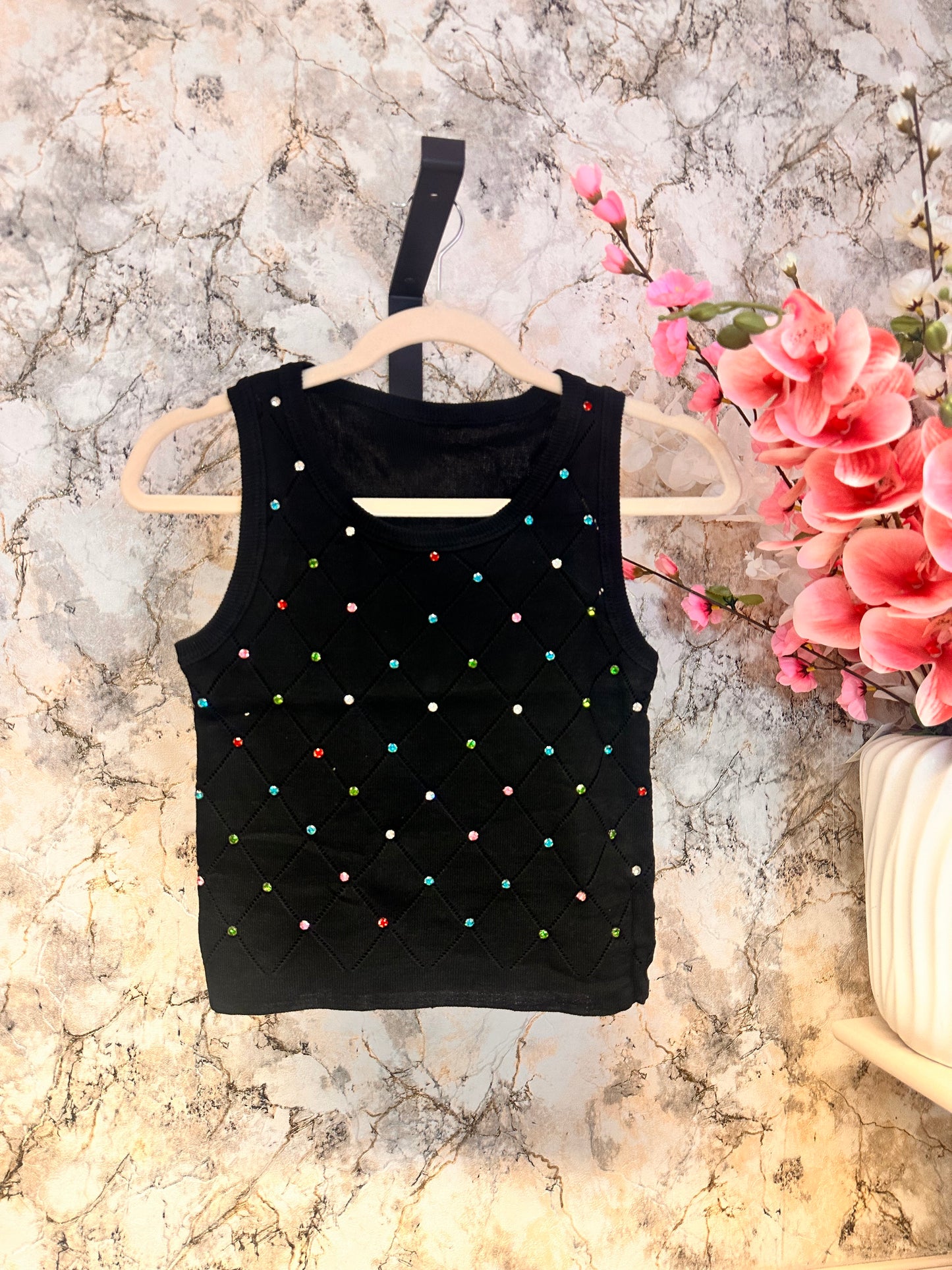 Diamonté Embellished Top