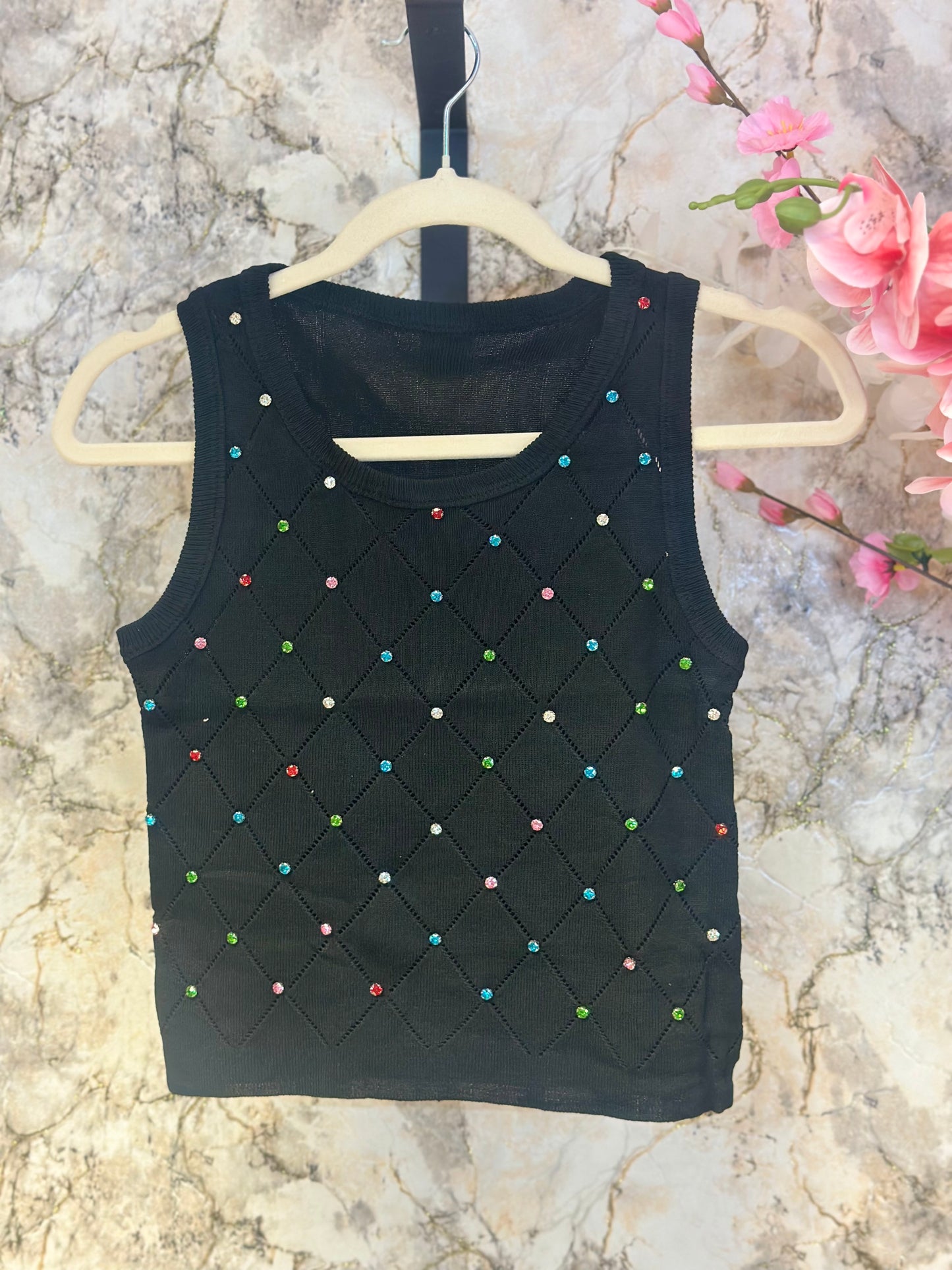 Diamonté Embellished Top