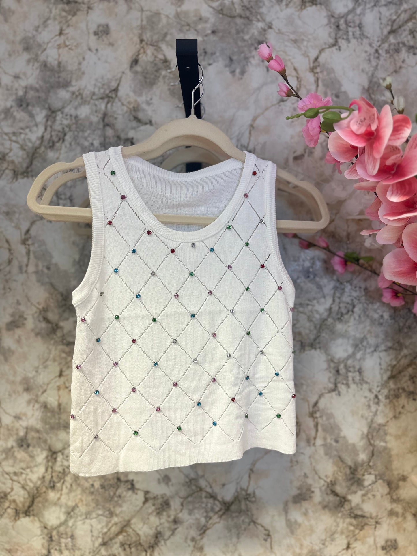 Diamonté Embellished Top