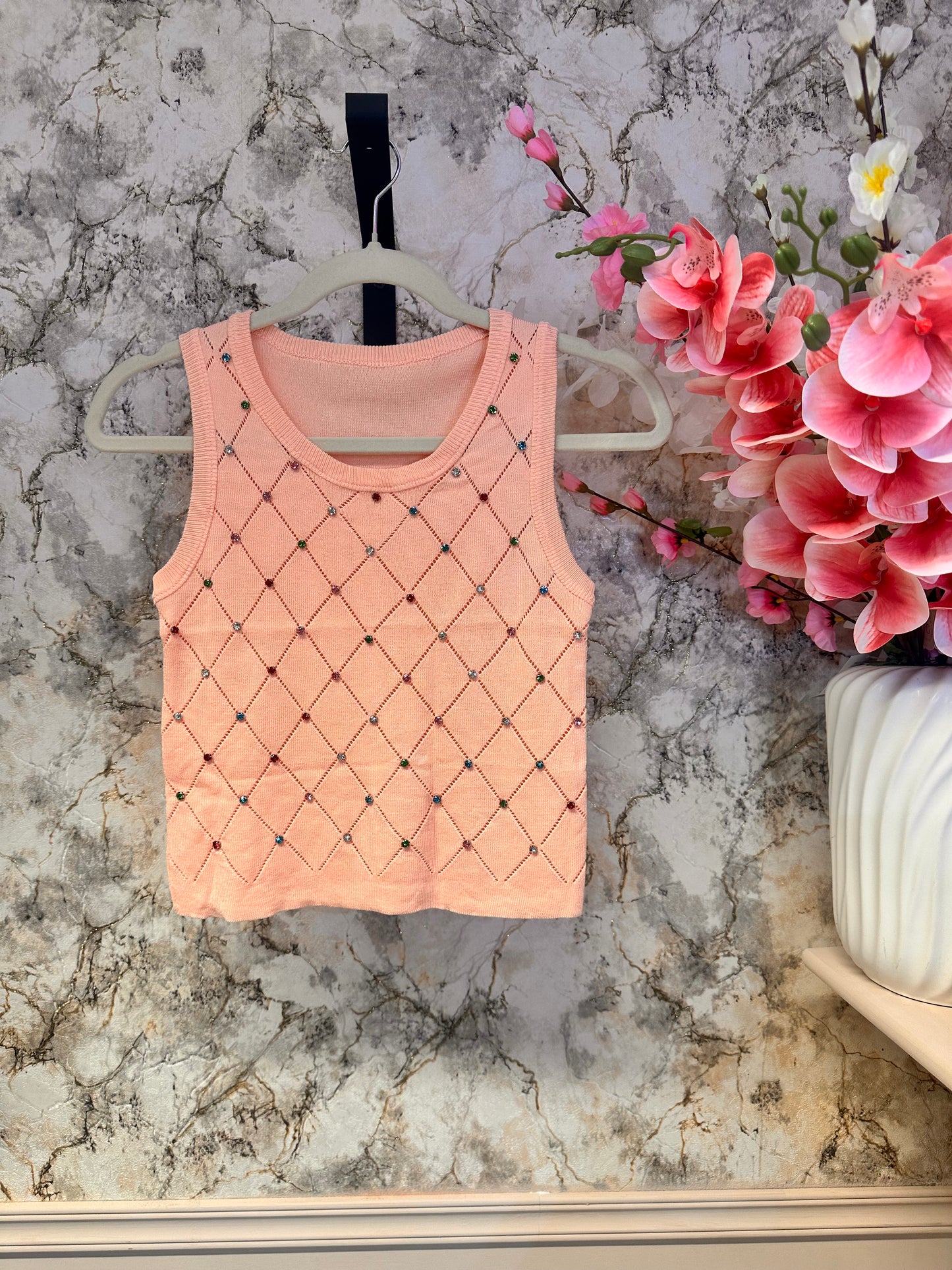 Diamonté Embellished Top