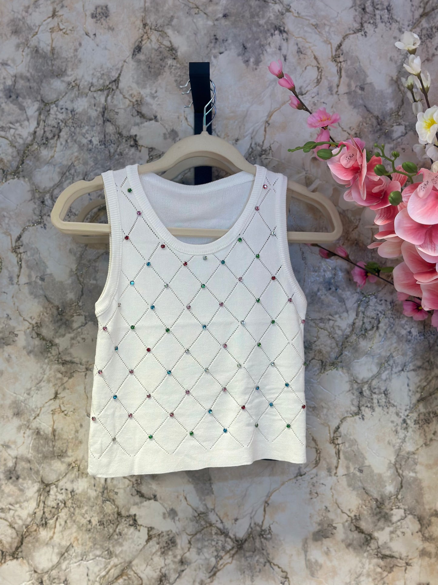 Diamonté Embellished Top